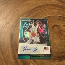 2020-21 Panini Prizm Draft Picks - Prospect Auto Tyrique Jones#PA-TJ Green Prizm