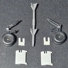 1983 Vintage GI Joe Cobra Skystriker Jet Landing Gear Missile Vehicle Parts Lot