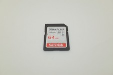 Sandisk 64 GB Ultra Plus V10 UHS-I SDXC SD Memory Card