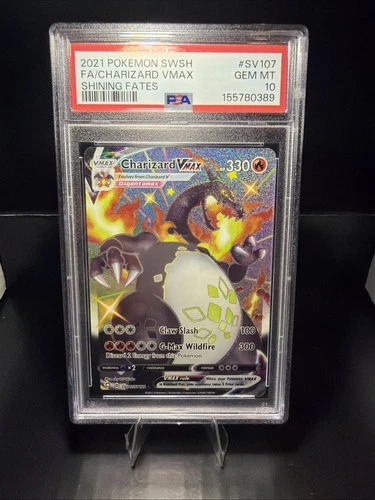 PSA 10 Charizard VMAX Sv107/Sv122 Shining Fates: Shiny Vault Holo