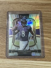2025 Panini Select Football #160 Silver Prizm Lamar Jackson