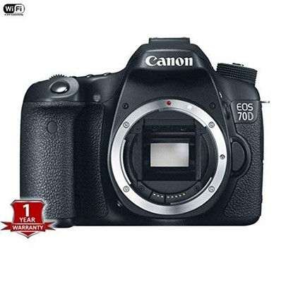 Canon EOS 70D Digital SLR Camera (Body Only) (Intl Model) Version anty)
