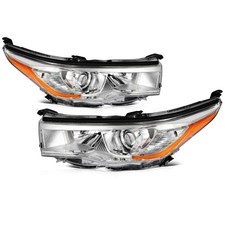 Driver and Passenger Side Headlight Assembly fit 2014 2015 2016 For Toyota