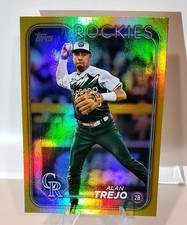 2024 Topps Update Series - Alan Trejo #US7 - Gold Rainbow Foil