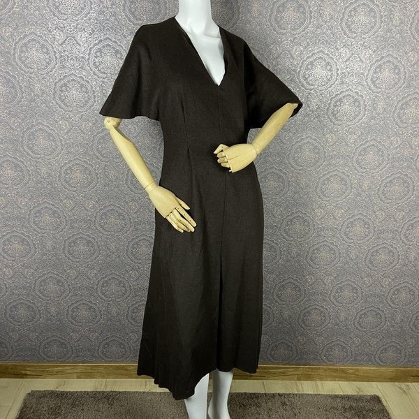 Women Mango Dress Brown Wool 38 / M / 46
