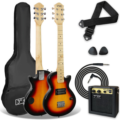 3Rd Avenue 1/2 Size Kids Rock E-Gitarren-Paket Für Junior-Anfänger   6 Monate Ko