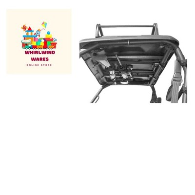 Secure Two-Gun Quick-Draw Overhead Rack for UTVs with 28-35'' Rollbar Depth