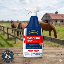 Farnam Mosquito Halt Horse Repellent Spray 32 oz. Fast Knockdown Mosquito