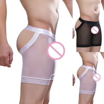 2023 Brandneu Slip Flache Boxershorts Offen Po Unterwäsche Boxershorts