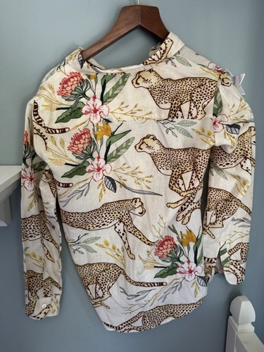 Camicia Las Sureñas in misto lino e cotone $295 taglia M - Foto 13 di 19