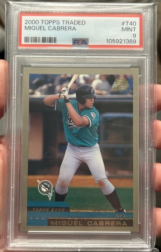 Miguel Cabrera #T40 2000 Topps Traded card