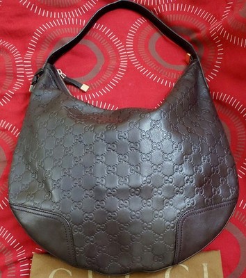  SALE! 100% AUTHENTIC GUCCI  GUCCISSIMA VINTAGE HOBO BAG GOOD USED CONDITION