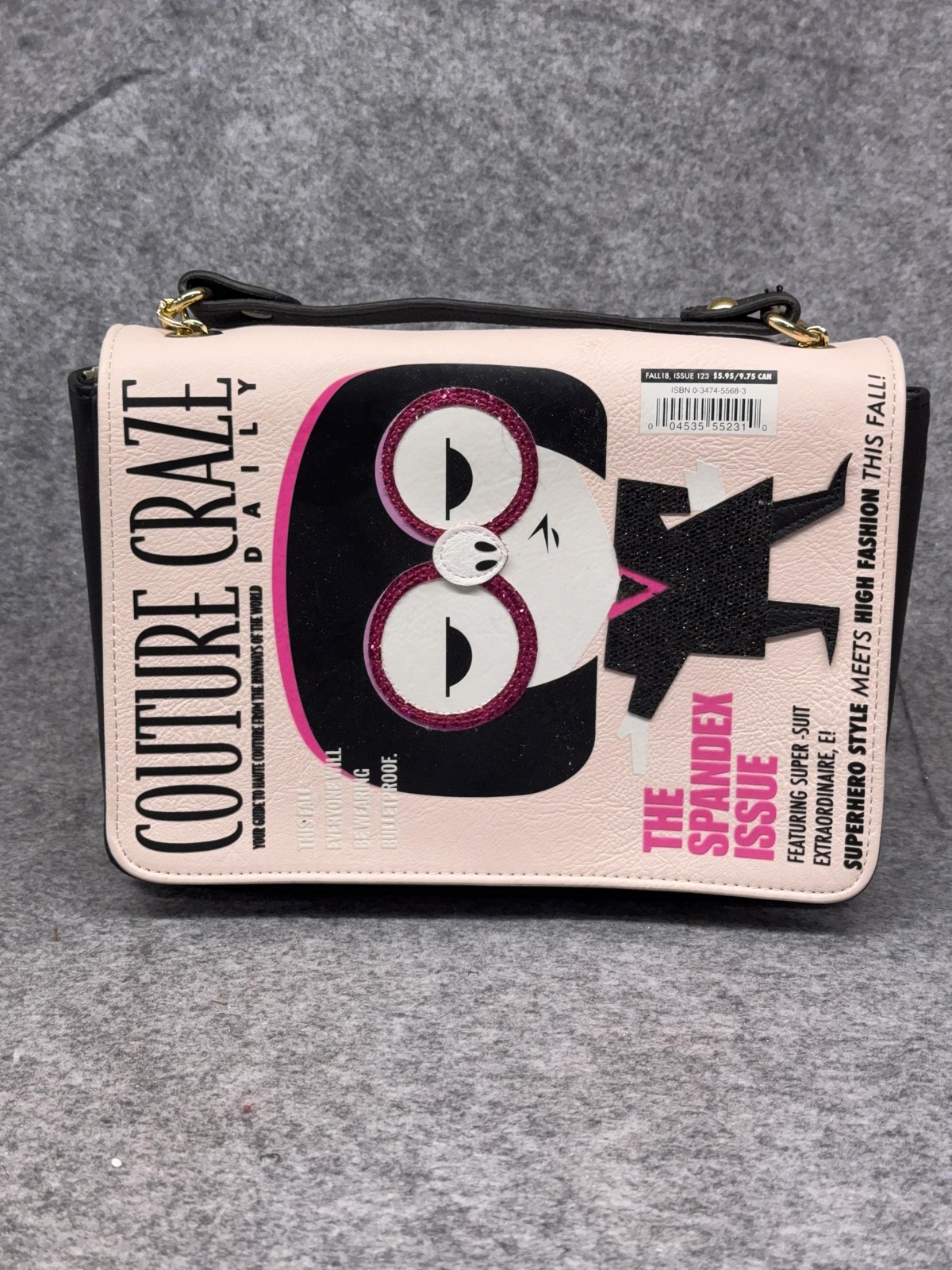 Pixar Loungefly Edna Mode Crossbody Bag Womens Small Couture Craze Glitter