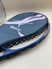 Wilson Hope Tennis Racket with Case Breast Cancer Awareness Pink Ribbon Edition