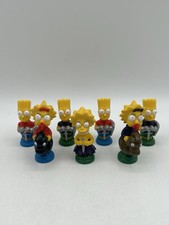 Ajedrez 3D Los Simpson De Colección 1992 7 Piezas de Repuesto Decoración de Pasteles Bart Lisa Maggie