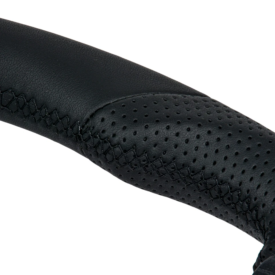 🏁Volante Nappa para Chevrolet Corvette C6 06-11 empuñaduras de cuero perforado Foto 4 de 4