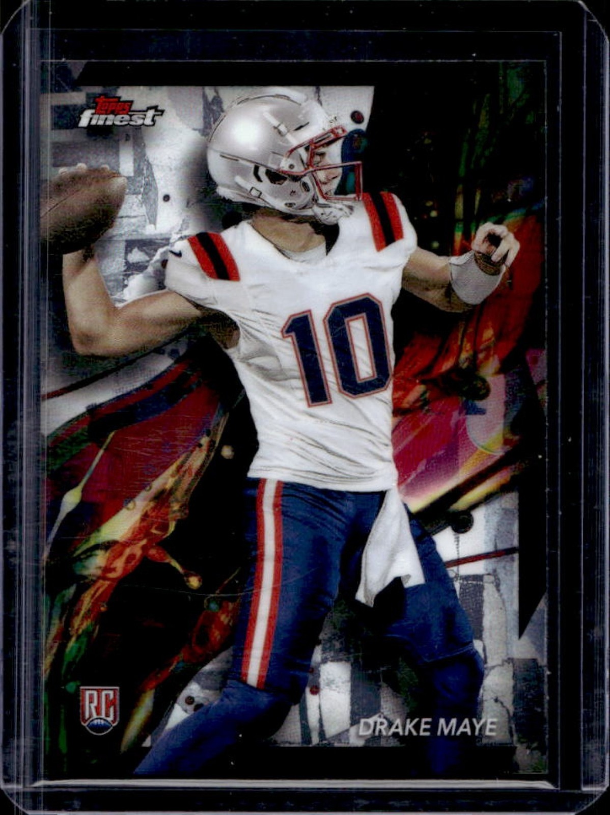 2024 Finest Drake Maye RC Rookie Common #62 Patriots