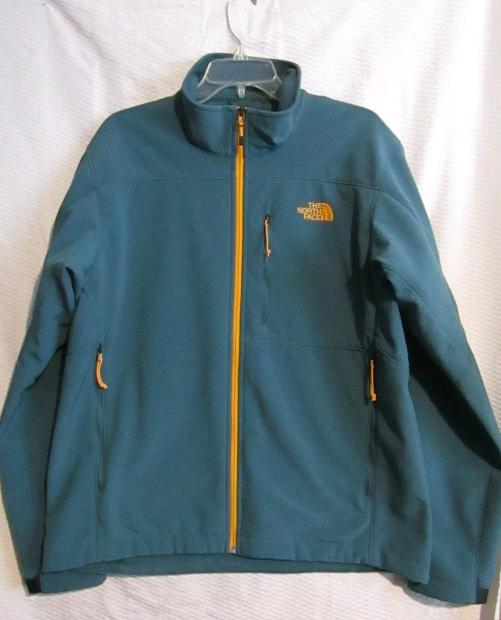 North Face Jacket Mens Large Softshell Custom Emb… - image 1