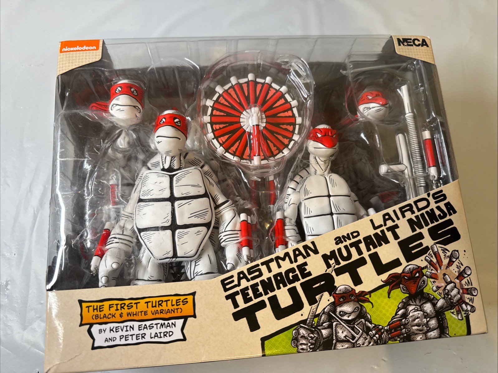 NECA TMNT Eastman Lairds First Black White 2-Pack Teenage Mutant Ninja Turtles