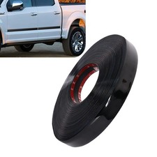 49ft Glossy Black Car Side Moldings Scratch-proof Molding Trim For Car Exter...