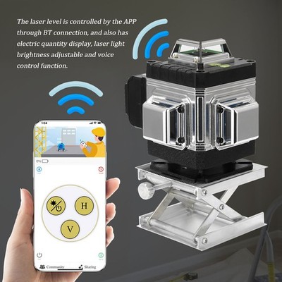 Multifunctional 16 Lines Level 3° Self-leveling Function Leveling Too YHTN