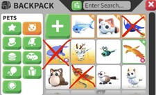 Adopt Me Pets For Sale Christmas Spirit, Dragonfly, Purrowl, Mochimeow, Etc