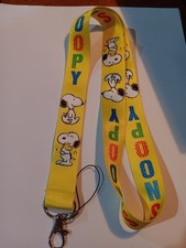 Peanuts Snoopy Yellow Lanyard SN2 NEW 