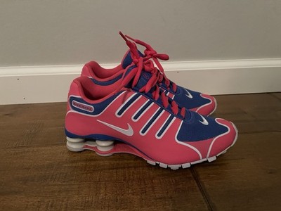 NIKE SHOX NZ NS Hyper Blue/Pink Force Shoes Sneakers 580574-456 - Women's 7