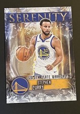 2025-26 Topps Chrome Basketball Steph Curry Serenity Insert #SY-3 Warriors