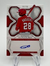 2023 National Treasures CRISTHIAN VAQUERO Signatures Auto /99 #SCV Washington