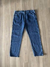 VTG Wrangler Jeans Bootcut Medium Wash Cotton Men 42X32 Cowboy Western Riding