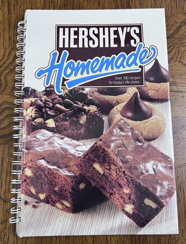 Vintage Hershey's Homemade Hardcover Spiral Bound 1991 Kochbuch 100 Rezepte - Bild 1 von 3