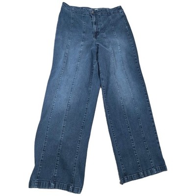 Sofia Jeans Sofia Vergara Diana Super Hi-Rise Palazzo Blue Wide Leg Denim 14S