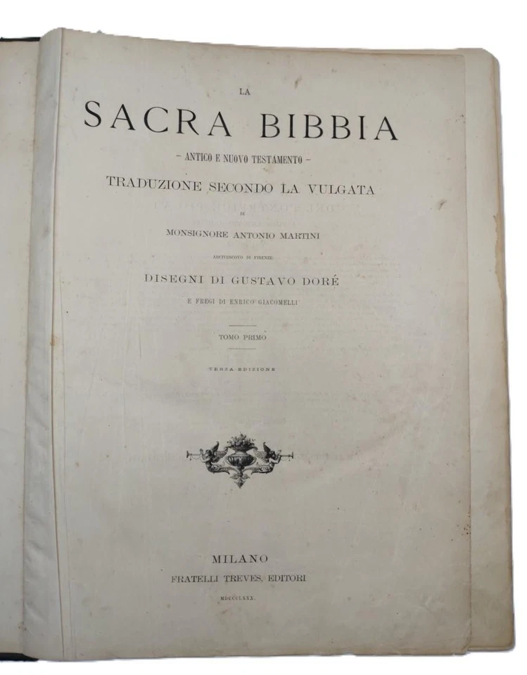 Antonio Martini La sacra Bibbia antico e Nuovo testamento 2 vol. Gustavo Dorè 18 - Immagine 3 di 4