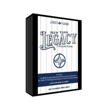 New York Legacy Collection Jersey Fusion Edition Box 2 cards 1 BGS