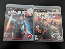 Mass Effect 2 + Mass Effect 3 Sony Playstation 3 PS3 Video Game Bundle