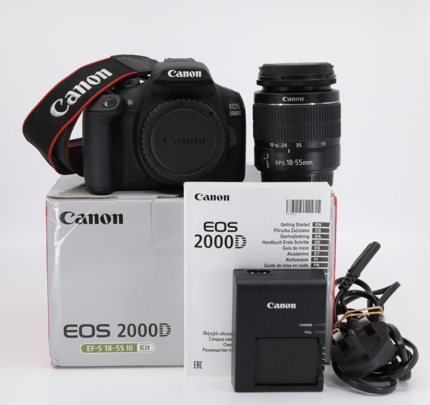 Canon EOS 2000D 24.1MP & 18-55mm IS III, Shutter Count: 1161, Excellent Conditi.