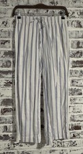 Abercrombie  Fitch Pants XS Stripe Cotton Pull On Wide Leg Boho Beachy AF