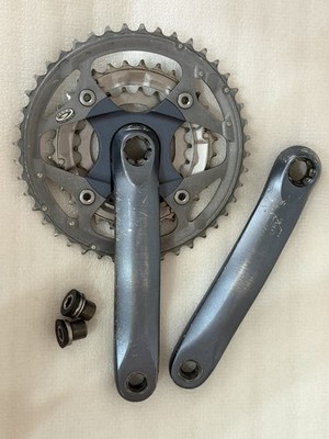 Bielas Shimano lx fc-m571 mega 9 drive train 175 largo / hollowtech 44-32-22