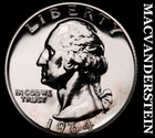 1964 Washington Quarter- Silver- Choice Gem Proof Luster No Reserve #J2912