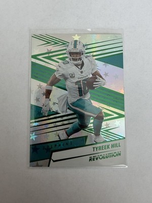 2025 Panini Revolution Tyreek Hill #101 Green Astro /699 Miami Dolphins Football