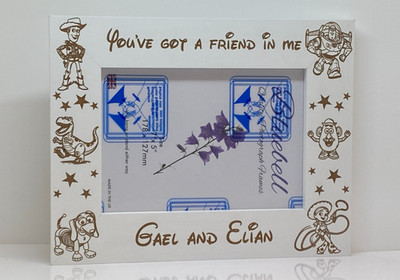 Toy Story Disney Bilderrahmen graviert und personalisiert
