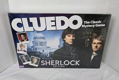 Cluedo Sherlock Edition Classic Mystery Game New Sealed