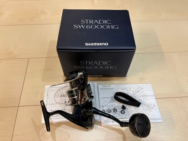 Shimano 24 Stradic Sw 6000HG Spinnrolle Angeln-image