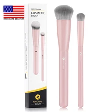 Foundation Makeup Brushes, Angled Kabuki Concealer Brush under Eye Nose Contour 
