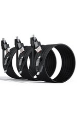 4-in-1 Charging Cable Fast 65W 3Pack 3.3FT , USB C Lightning 3 Pack