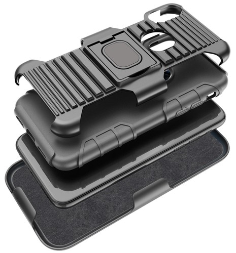 Noir Étui + Ceinture de + Magnétique Support pour Voiture Apple IPHONE X/10 - Photo 6 sur 11