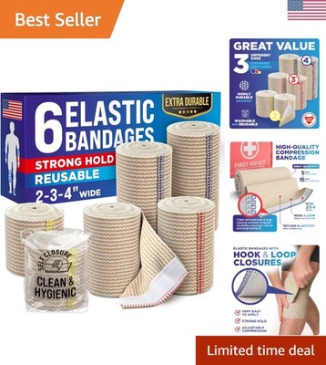 Reusable High-Quality Elastic Bandage Wraps - Perfect for After Surgery Care