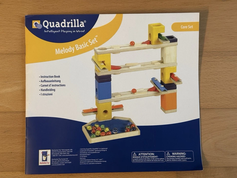 Quadrilla Melody Basic Set Kugelbahn Murmelbahn Komplettset Original - Bild 3 von 4