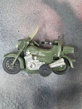 Vintage 1980's Zima US Army 083899 Friction Motorcycle 